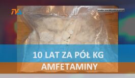 10 lat za pół kg amfetaminy