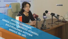 Bożena Kamińska: armia ludzi i żadnego dowodu. Była posłanka gotowa wrócić do gry.