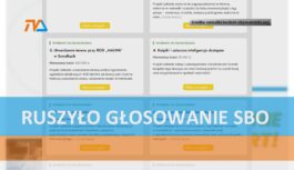Ruszyło głosowanie SBO