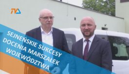 Sejneńskie sukcesy docenia marszałek województwa. Sejneńskie sukcesy docenia marszałek województwa.