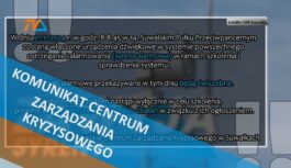 KOMUNIKAT Centrum Zarządzania Kryzysowego KOMUNIKAT Centrum Zarządzania Kryzysowego