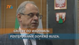 Groźby do włodarza: postępowanie dopiero rusza.