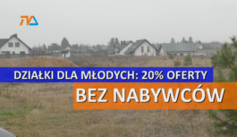 Działki dla młodych: 20% oferty bez nabywców