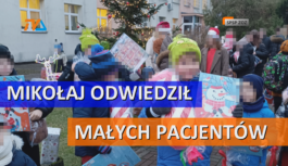 Mikołaj odwiedził małych pacjentów