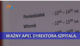 Ważny apel dyrektora suwalskiego szpitala.