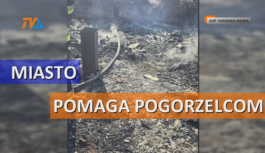 Miasto pomaga pogorzelcom.