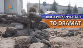 Skutki zimy? Droga przy szpitalach to dramat.