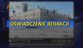 Oświadczenie redakcji.