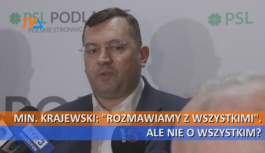 Min. Krajewski: „rozmawiamy z wszystkimi”. Ale nie o wszystkim?