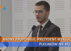 Radny proponuje, prezydent wyklucza. Plecaków nie będzie.
