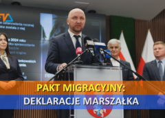 Deklaracje marszałka Prokoryma w sprawie paktu migracyjnego.