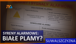 Syreny alarmowe: białe plamy na Suwalszczyźnie